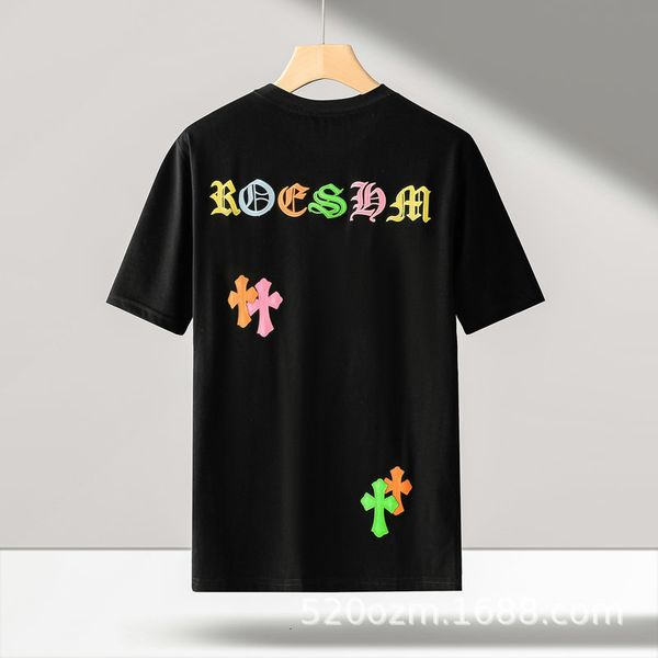 t shirt ch fashion croix color stamp heart hip hop couple loose crew neck short sleeve, White;black
t shirt ch fashion croix color stamp heart hip hop couple loose crew neck short sleeve, White;black