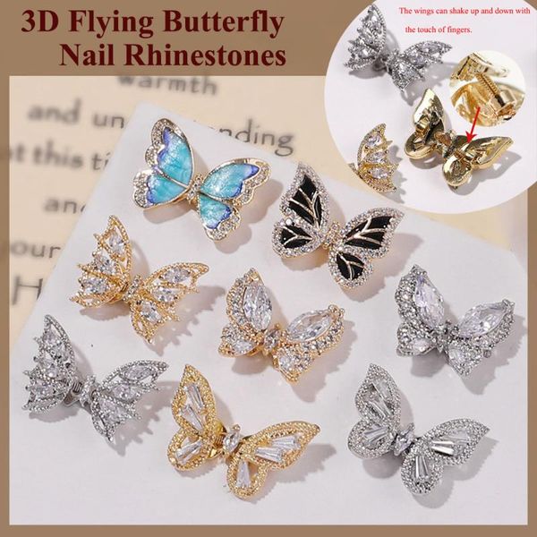 nail art decorations 3d flying luxury crystal butterfly gold/silver alloy zircon rhinestones jewelry diy manicure tools, Silver;gold
nail art decorations 3d flying luxury crystal butterfly gold/silver alloy zircon rhinestones jewelry diy manicure tools, Silver;gold