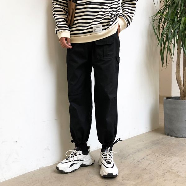 2021 new men's cargo pulling rope casual pants loose pure color trousers active elastic hip hop joggers sweatpants big size m-5xl cd3i, Black
2021 new men's cargo pulling rope casual pants loose pure color trousers active elastic hip hop joggers sweatpants big size m-5xl cd3i, Black