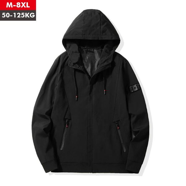 men's jackets 2021 men brand jacket zipper spring autumn casual solid hooded s 's outwear slim fit plus m-8xl, Black;brown
men's jackets 2021 men brand jacket zipper spring autumn casual solid hooded s 's outwear slim fit plus m-8xl, Black;brown