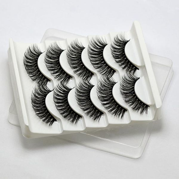 false eyelashes 5 pairs makeup 3d mink lashes fluffy soft wispy natural cross eyelash extension reusable
false eyelashes 5 pairs makeup 3d mink lashes fluffy soft wispy natural cross eyelash extension reusable