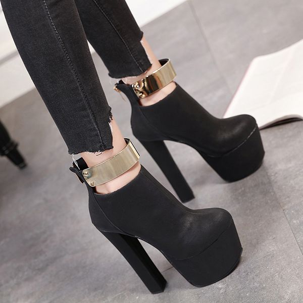 16cm black metal plate chunky high heels luxury women designer shoes come with box
16cm black metal plate chunky high heels luxury women designer shoes come with box