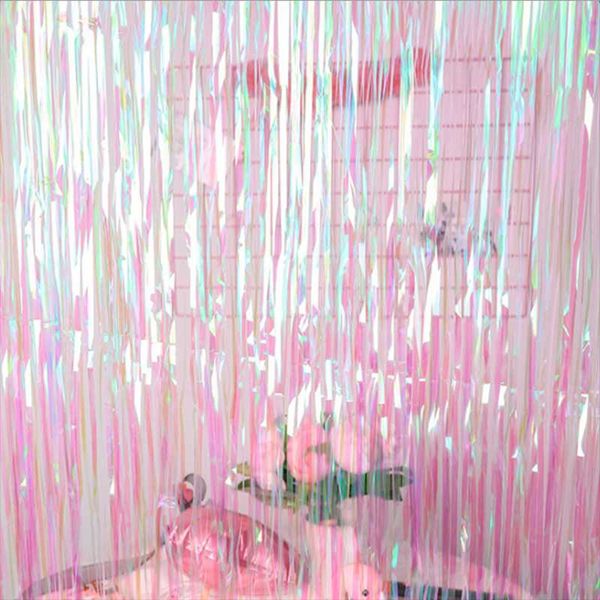 party decoration 1x2m rainbow gradient color foil fringe shiny rain curtains birthday wedding pography background supplies
party decoration 1x2m rainbow gradient color foil fringe shiny rain curtains birthday wedding pography background supplies