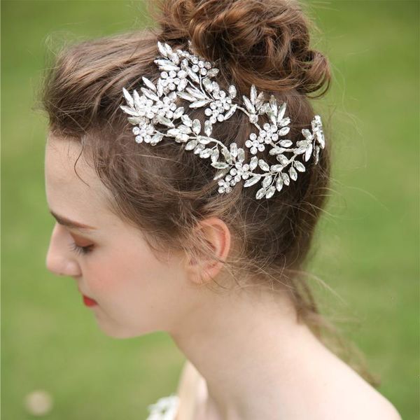 hair clips & barrettes crystal headband bridal accessories wedding flower pearl jewelry bride tiara rhinestone girl, Golden;silver 
hair clips & barrettes crystal headband bridal accessories wedding flower pearl jewelry bride tiara rhinestone girl, Golden;silver