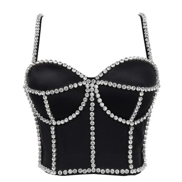 fashion shining diamond luxury women tank black jazz hip-hop costume crop banquet nightclub female vest, White
fashion shining diamond luxury women tank black jazz hip-hop costume crop banquet nightclub female vest, White