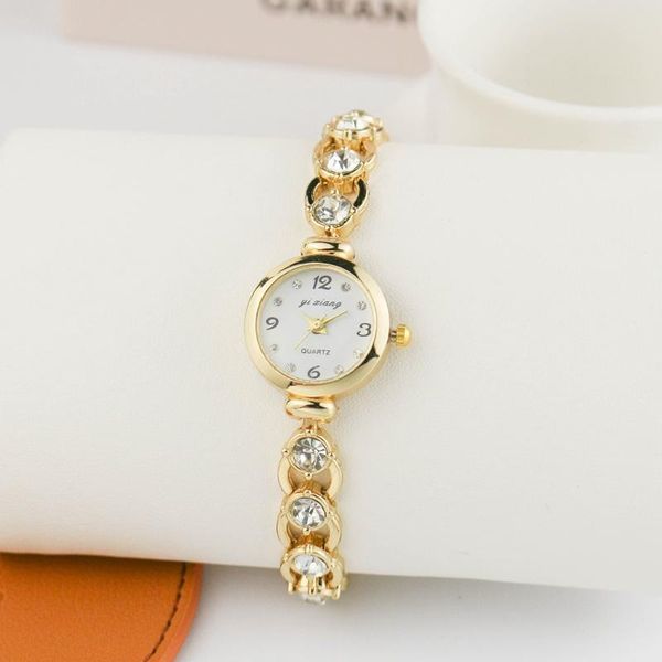 wristwatches fashion small diamond women's watches casual luxury bracelet watch for ladies brand quartz wristwatch female, Slivery;brown
wristwatches fashion small diamond women's watches casual luxury bracelet watch for ladies brand quartz wristwatch female, Slivery;brown