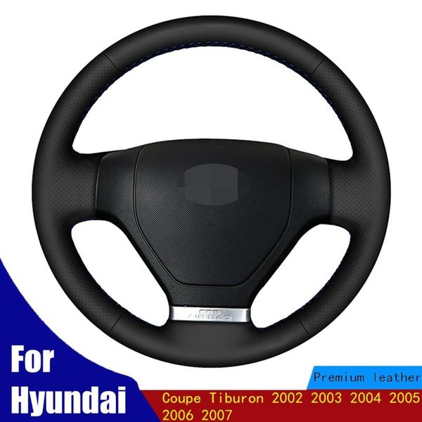 steering wheel covers hand-stitched car soft black pu artificial leather for coupe tiburon 2002 2003 2004 2005 2006 2007
steering wheel covers hand-stitched car soft black pu artificial leather for coupe tiburon 2002 2003 2004 2005 2006 2007