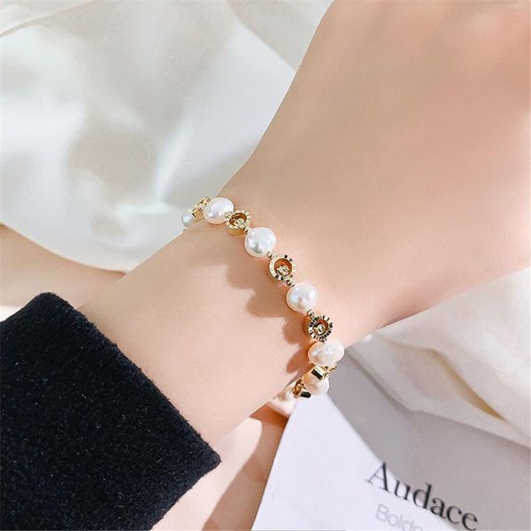 charm bracelets design female sister gifts simple advanced fashion adjustable pearl bracelet sweet for lady women, Golden;silver
charm bracelets design female sister gifts simple advanced fashion adjustable pearl bracelet sweet for lady women, Golden;silver