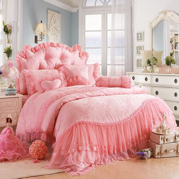 bedding sets silk cotton jacquard satin luxury wedding set lace quilt/duvet cover bedspread bed skirt pillowcases king size
bedding sets silk cotton jacquard satin luxury wedding set lace quilt/duvet cover bedspread bed skirt pillowcases king size