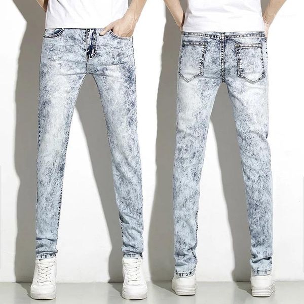 men's jeans good quality 6 colors skinny men spring summer fashion cotton elastic denim pants cowboy pencil slim trousers 36, Blue
men's jeans good quality 6 colors skinny men spring summer fashion cotton elastic denim pants cowboy pencil slim trousers 36, Blue