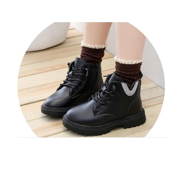 news children shoes boots for children size 27-38 boots for girl pu leather waterproof winter kids snow shoes girls, Black;grey
news children shoes boots for children size 27-38 boots for girl pu leather waterproof winter kids snow shoes girls, Black;grey