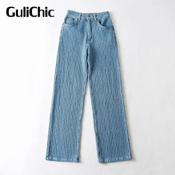 women's jeans 7.14 fashion knit women high waist loose straight wide leg pants, Blue
women's jeans 7.14 fashion knit women high waist loose straight wide leg pants, Blue