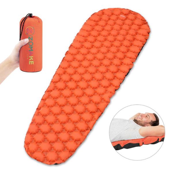 outdoor pads portable ultralight sleeping pad for camping mat self inflating air mattress