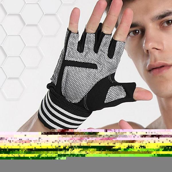 cycling gloves fitness wrist mtb road mountain bike sports half-finger for equipment, Black
cycling gloves fitness wrist mtb road mountain bike sports half-finger for equipment, Black