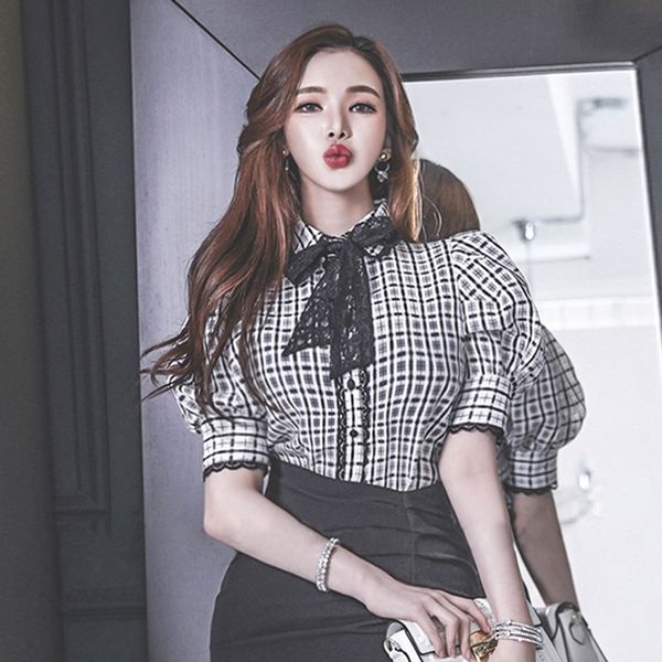 new arrival fashion women summer chiffon office lady fresh print temperament wild trend cute bow shirt sshv, White
new arrival fashion women summer chiffon office lady fresh print temperament wild trend cute bow shirt sshv, White