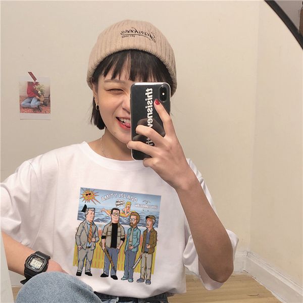 zsiibo uncle ice cream ins cartoon tshirt womens summer new casual loose o-neck short-sleeve large size t-shirt, White
zsiibo uncle ice cream ins cartoon tshirt womens summer new casual loose o-neck short-sleeve large size t-shirt, White