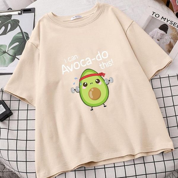 women's t-shirt avocado summer cotton t shirt women plus size funny printed o-neck short sleeve simple tshirts casual ladies tee, White
women's t-shirt avocado summer cotton t shirt women plus size funny printed o-neck short sleeve simple tshirts casual ladies tee, White