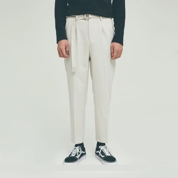2021 new british business casual slim office trousers men belt design white korean fashion versatile straight pants black cwpy
2021 new british business casual slim office trousers men belt design white korean fashion versatile straight pants black cwpy