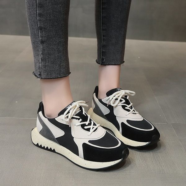 2021 fashion women luxury wedge sneakers female thick sole casual shoes spring lady chunky flats women platform sneakers, Black
2021 fashion women luxury wedge sneakers female thick sole casual shoes spring lady chunky flats women platform sneakers, Black