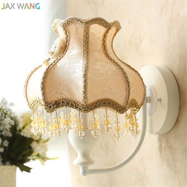 wall lamp european luxury fabric lampshade lights for living room bedroom bedside home lighting fixtures decoration
wall lamp european luxury fabric lampshade lights for living room bedroom bedside home lighting fixtures decoration