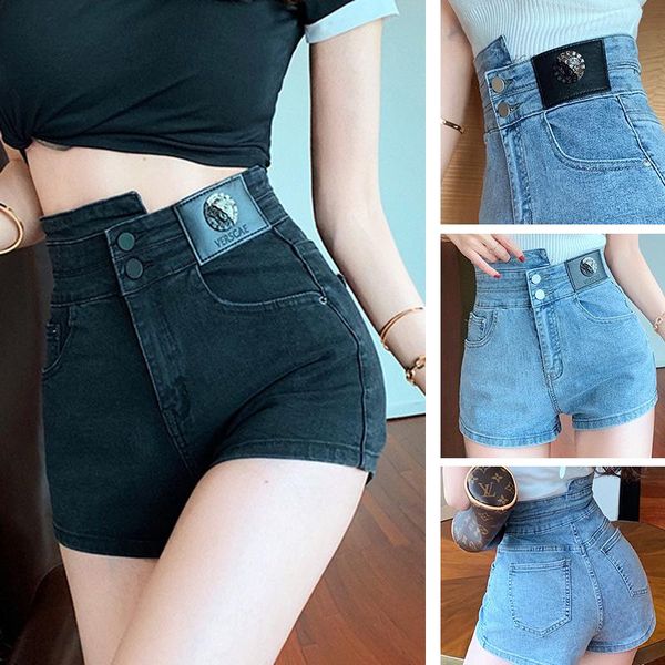 shorts mujer pantalones cortos high waist jean zipper women's denim shorts fashion pocket women's, Blue
shorts mujer pantalones cortos high waist jean zipper women's denim shorts fashion pocket women's, Blue