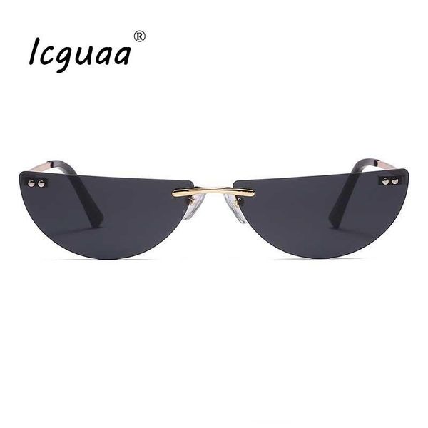 sunglasses 2021 half frame cat eye women fashion rimless designer eyewear candy colors lens sun glasses oculos feminino, White;black
sunglasses 2021 half frame cat eye women fashion rimless designer eyewear candy colors lens sun glasses oculos feminino, White;black