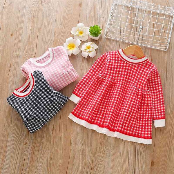 kids girls sweaters autumn winter fashion plaid toddler baby girl sweater dress children clothing 210713, Red;yellow
kids girls sweaters autumn winter fashion plaid toddler baby girl sweater dress children clothing 210713, Red;yellow