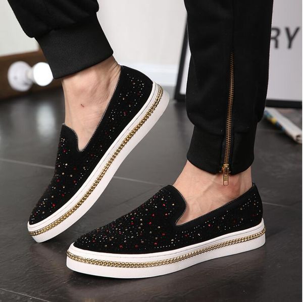 dress shoes 2021 men loafers black diamond rhinestones spiked rivets thick bottom wedding party
dress shoes 2021 men loafers black diamond rhinestones spiked rivets thick bottom wedding party
