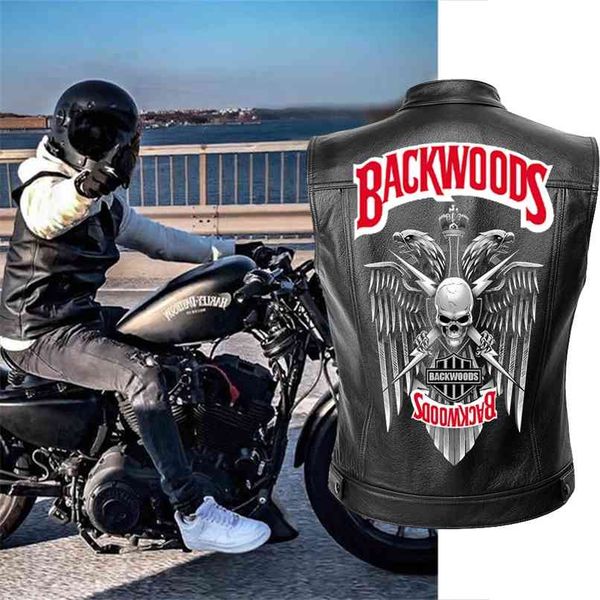 backwoods motorcycle leather vest jacket mens spring jackets black motorrad gilet letter printed plus size 210923
backwoods motorcycle leather vest jacket mens spring jackets black motorrad gilet letter printed plus size 210923