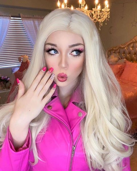 synthetic wigs blonde wig long wavy no lace middle part heat resistant fiber hair machinde made, Black
synthetic wigs blonde wig long wavy no lace middle part heat resistant fiber hair machinde made, Black