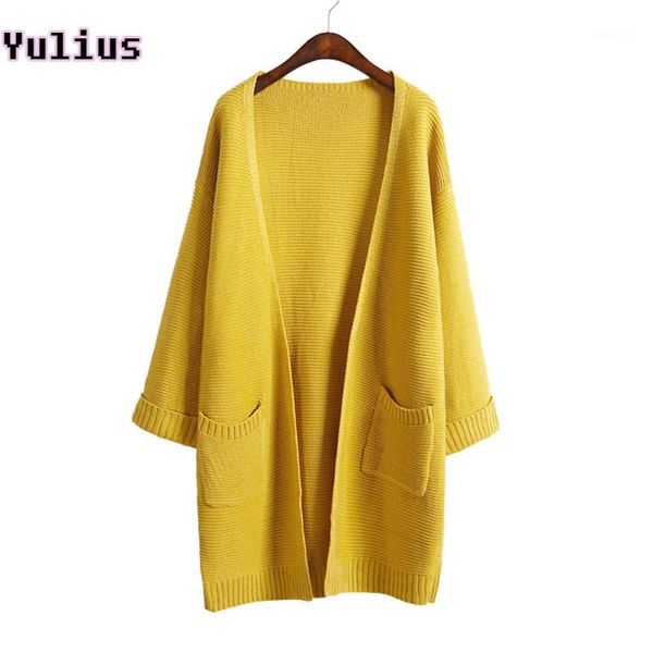 women's sweaters wholesale-2022 ulzzang girl casual long knitted cardigan autumn korean women loose solid color pocket design sweater j, White;black
women's sweaters wholesale-2022 ulzzang girl casual long knitted cardigan autumn korean women loose solid color pocket design sweater j, White;black