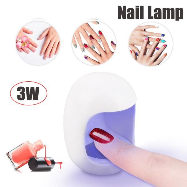 nail art equipment 3w mini uv led manicure light for polish gel apparatus tool professional dryer, Silver
nail art equipment 3w mini uv led manicure light for polish gel apparatus tool professional dryer, Silver