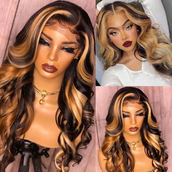 lx brand highlight wig human hair brazilian body wave lace front wig ombre colored wigs hd transparent preplucked hairline wigs for womenfac, Black
lx brand highlight wig human hair brazilian body wave lace front wig ombre colored wigs hd transparent preplucked hairline wigs for womenfac, Black