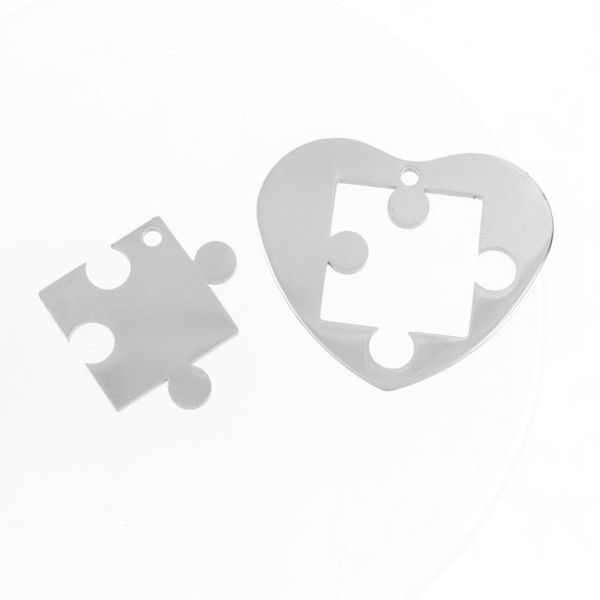 pendants 100% stainless steel charms broken heart blank puzzle charm for diy jewelry high polish wholesale 10pcs, Black
pendants 100% stainless steel charms broken heart blank puzzle charm for diy jewelry high polish wholesale 10pcs, Black