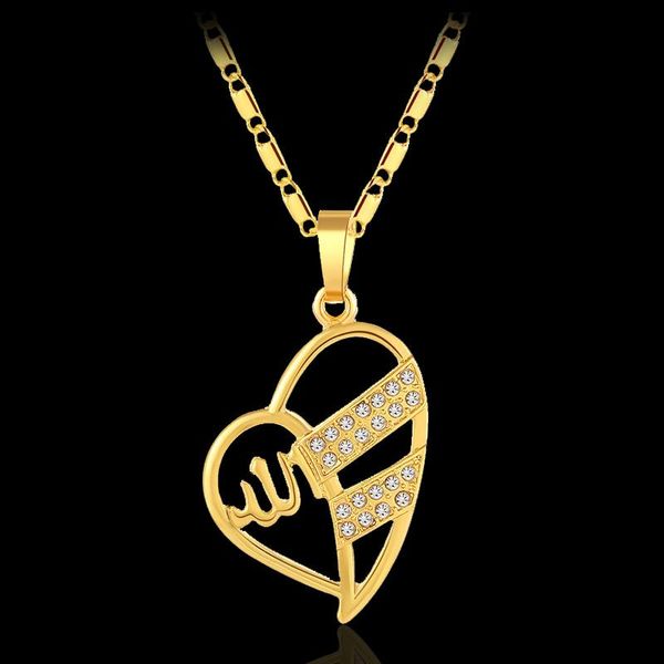 pendant necklaces cute/romantic love heart women muslim necklace for gold/silver color religious islamic jewelry gift bijoux
pendant necklaces cute/romantic love heart women muslim necklace for gold/silver color religious islamic jewelry gift bijoux