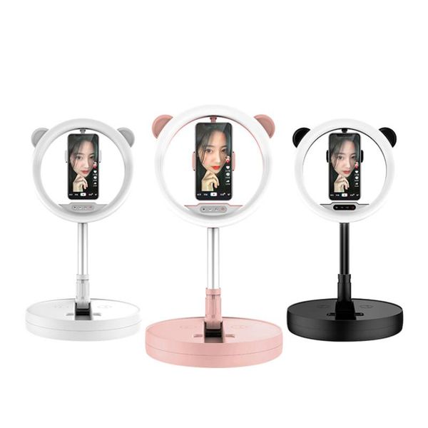 cell phone mounts & holders 10'' led folding ring light mobile stand tricolor retractable height makeup online teaching live strea
cell phone mounts & holders 10'' led folding ring light mobile stand tricolor retractable height makeup online teaching live strea