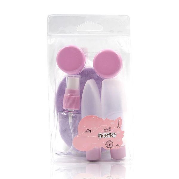 7pcs travel empty bottles set refillable cosmetic cream containers facial sponge 896d
7pcs travel empty bottles set refillable cosmetic cream containers facial sponge 896d