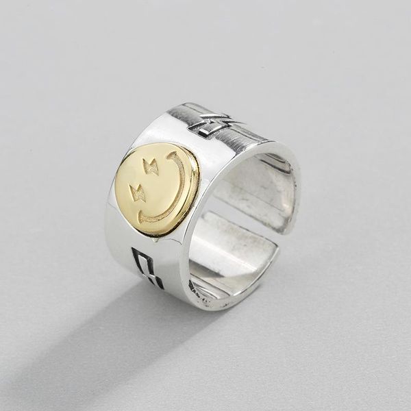 cluster rings s925 silver ring love 2021 style adjustable smile for both man and woman, Golden;silver
cluster rings s925 silver ring love 2021 style adjustable smile for both man and woman, Golden;silver