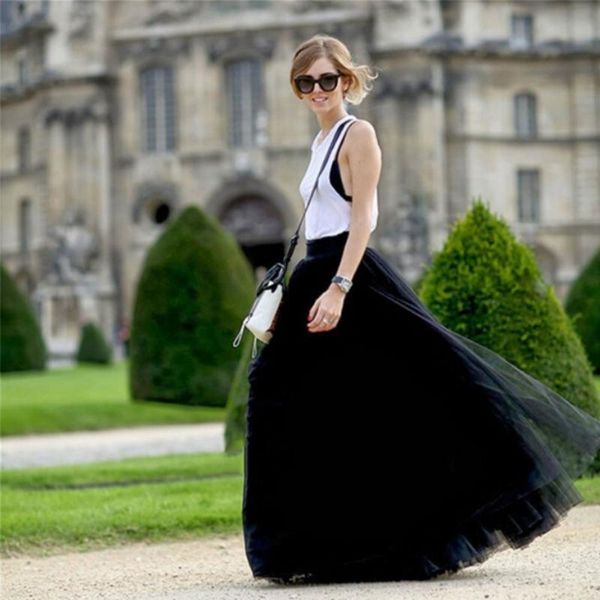 skirts 3 layers maxi long tulle skirt vintage bouffant puffy fashion elegant princess fairy style tutu, Black
skirts 3 layers maxi long tulle skirt vintage bouffant puffy fashion elegant princess fairy style tutu, Black