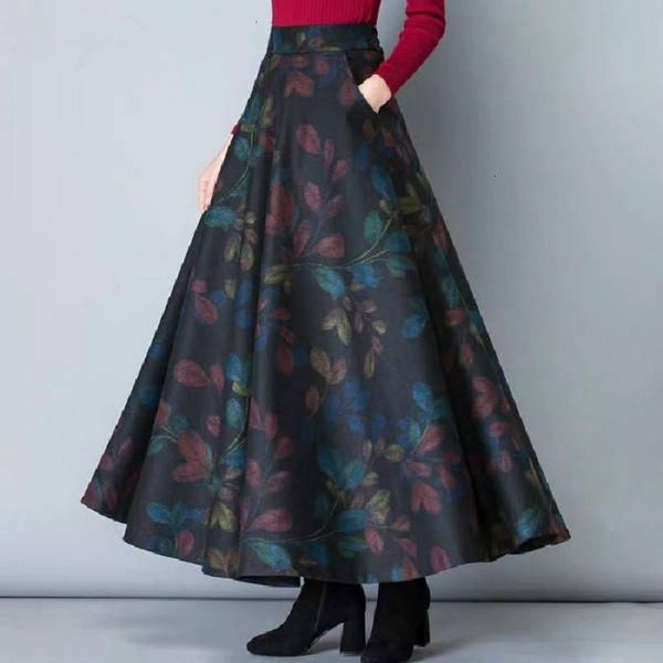 autumn and winter plus size wool plaid skirt a line skirt plus size skirt womens clothing, Black
autumn and winter plus size wool plaid skirt a line skirt plus size skirt womens clothing, Black