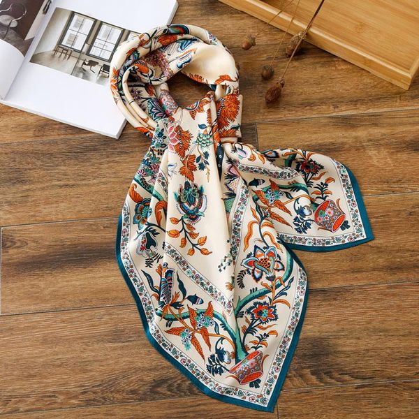 scarves thicken 100% silk scarf women luxury floral wraps shawl foulard 105x105cm, Blue;gray
scarves thicken 100% silk scarf women luxury floral wraps shawl foulard 105x105cm, Blue;gray