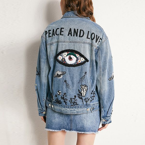 2021 new cartoon sequin embroidery denim jacket women blue cotton long sleeve autumn coats casual femme jackets 3pnb, Black;brown
2021 new cartoon sequin embroidery denim jacket women blue cotton long sleeve autumn coats casual femme jackets 3pnb, Black;brown