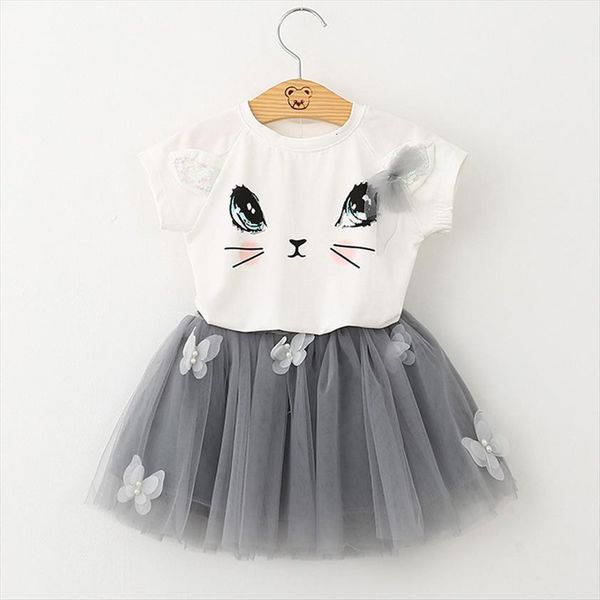 summer girls clothing sets korean cartoon short sleeved t shirt net yarn skirt 2pcs baby kids clothes set children, White
summer girls clothing sets korean cartoon short sleeved t shirt net yarn skirt 2pcs baby kids clothes set children, White