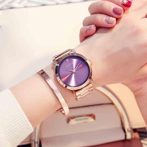wristwatches alloy lady watch simple large round dial quartz scaleless fashion women's steel band g8171, Slivery;brown
wristwatches alloy lady watch simple large round dial quartz scaleless fashion women's steel band g8171, Slivery;brown