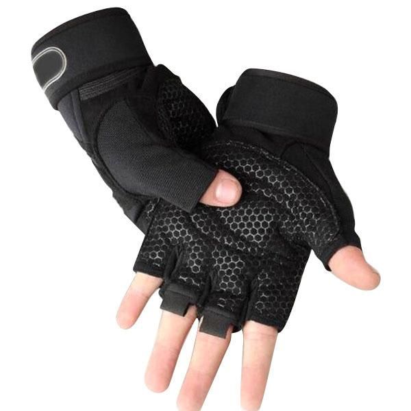 elbow & knee pads a pair of half-finger breathable non-slip weightlifting hand gloves black fashion, Black;gray
elbow & knee pads a pair of half-finger breathable non-slip weightlifting hand gloves black fashion, Black;gray