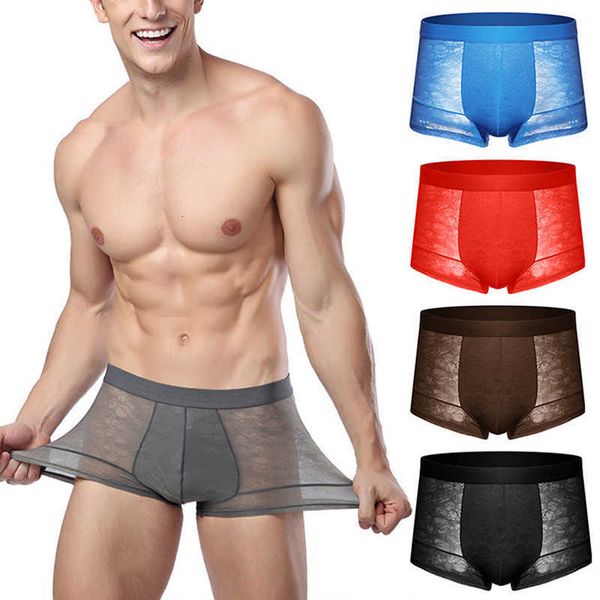 underpants fashion mesh ice silk four corner underwear panties bodysuit breathable boxer shorts for men, Black;white
underpants fashion mesh ice silk four corner underwear panties bodysuit breathable boxer shorts for men, Black;white
