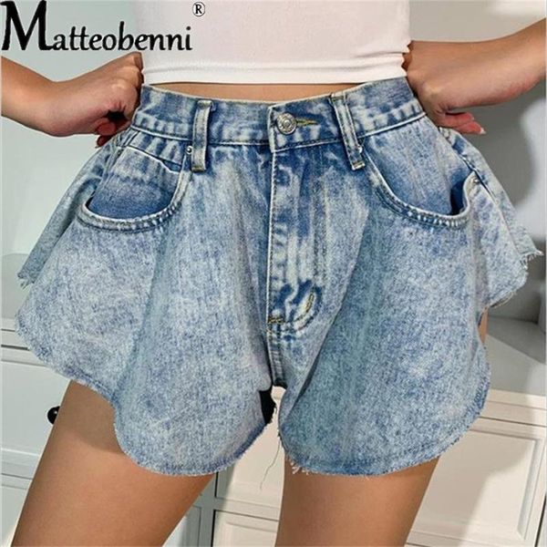 women's shorts 2021 women summer street casual denim ladies irregular blue wide leg elastic waist vintage high jean, White;black
women's shorts 2021 women summer street casual denim ladies irregular blue wide leg elastic waist vintage high jean, White;black