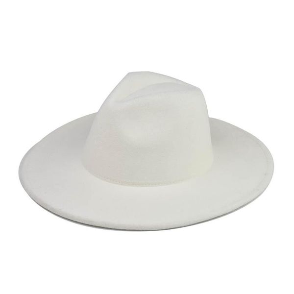 wide brim hats autumn winter womens felt hat fedoras big for women british style vintage lady flat white jazz cap, Blue;gray
wide brim hats autumn winter womens felt hat fedoras big for women british style vintage lady flat white jazz cap, Blue;gray