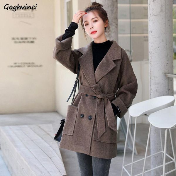women's wool & blends women coat belt solid color chic outerwear ladies winter korean style elegant simple oversize 3xl causal ulzzang, Black
women's wool & blends women coat belt solid color chic outerwear ladies winter korean style elegant simple oversize 3xl causal ulzzang, Black