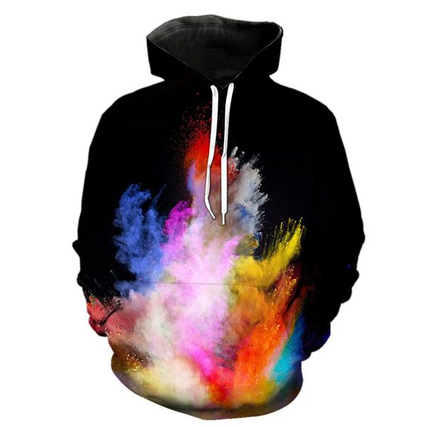 men's hoodies & sweatshirts powder splash tie dyeing hoodie men clothing funny 3d printed sportswear autumn winter jackets, Black
men's hoodies & sweatshirts powder splash tie dyeing hoodie men clothing funny 3d printed sportswear autumn winter jackets, Black